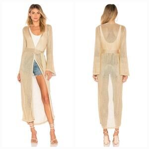 Tularosa Wendy Robe in Gold XXS